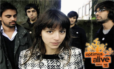 Linda Martini no Optimus Alive 2011