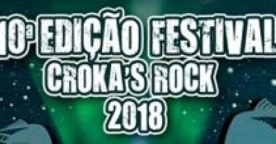 Croka's Rock 2018 com cartaz revelado Imagem 1