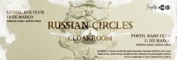 Russian Circles + Cloakroom em Portugal